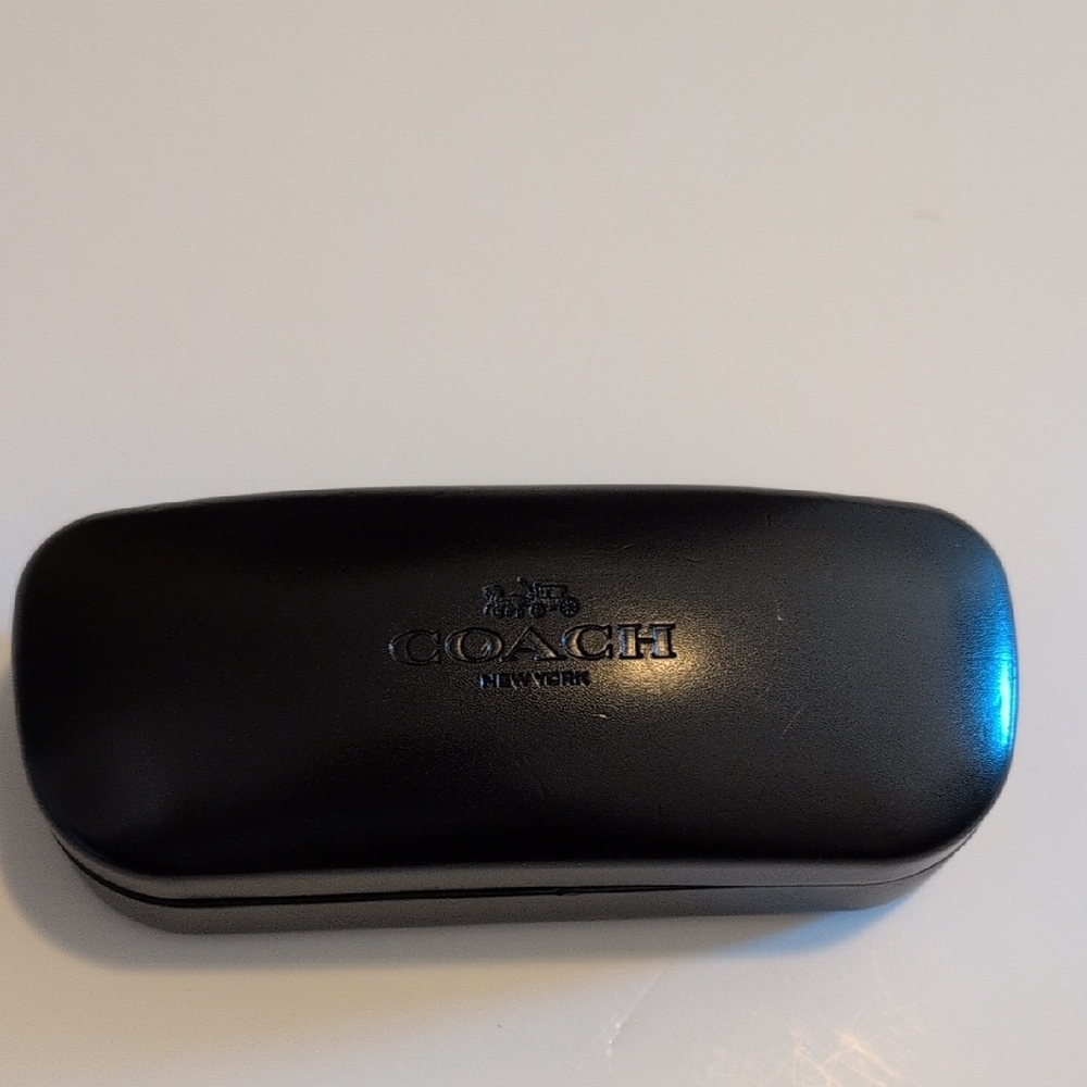 Coach Elegant Black Eyewear Hard Shell Case, 6.5" Long